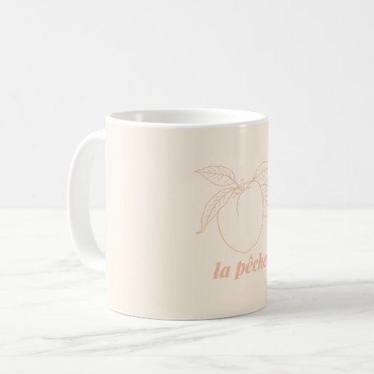la pêche kaffeetasse (Vorderseite Links)