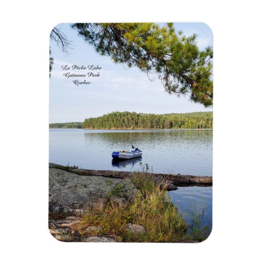 La Pêche Lake Gatineau Park Quebec Magnet (Vertikal)