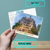 La Pedrera Casa Milà Barcelona Spanien Modernste Postkarte