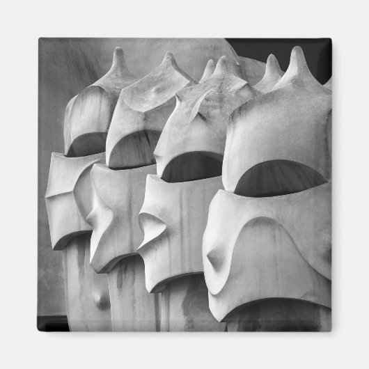La Pedrera Chimneys Magnet (Vorne)