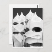 La Pedrera Chimneys Postkarte (Vorne/Hinten)