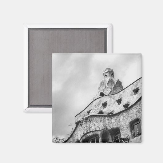 La Pedrera Magnet (Vorderseite/Rückseite)