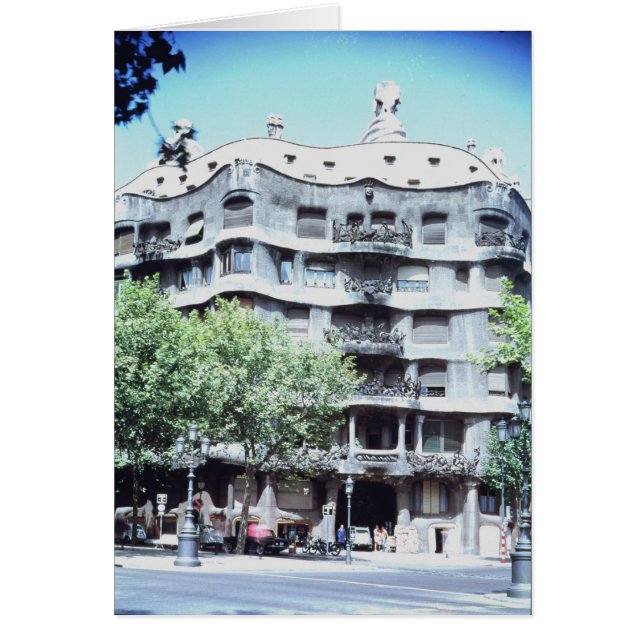 La Pedrera oder Casa Mila, 1905-10 (Vorne)