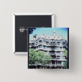 La Pedrera oder Casa Mila, 1905-10 Button (Vorne & Hinten)
