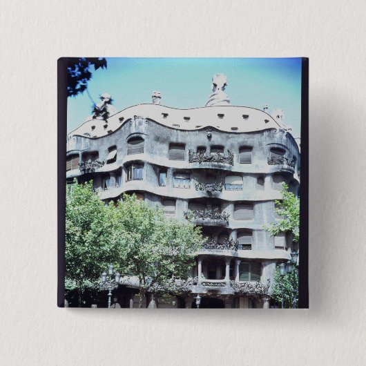 La Pedrera oder Casa Mila, 1905-10 Button (Vorderseite)