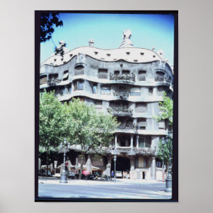 La Pedrera oder Casa Mila, 1905-10 Poster