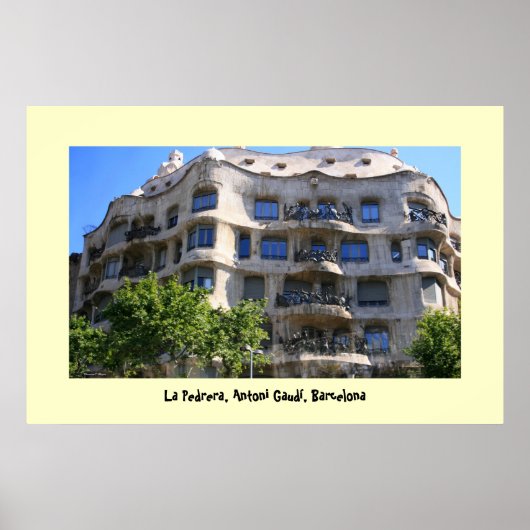 La Pedrera Poster (Vorne)