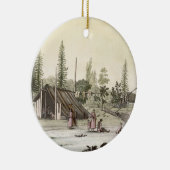 La Perouse am Hafen Francesci (Farbstich) Keramikornament (Rechts)