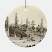 La Perouse am Hafen Francesci (Farbstich) Keramikornament (Hinten)