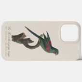 La Perruche a gorge rouge Case-Mate iPhone Hülle (Rückseite (Horizontal))