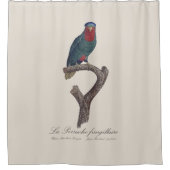 La Perruche fringillaire Duschvorhang (Vorderseite)