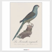 La Perruche ingambe Aufkleber (Blatt)