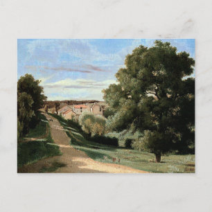 La petite Chaville von Jean-Baptiste Camille Corot Postkarte