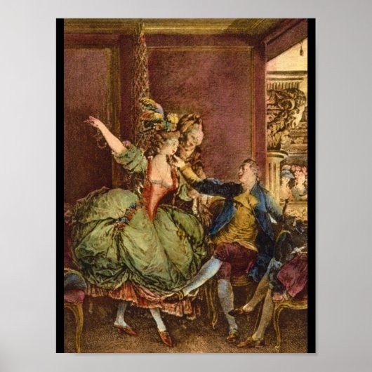 La Petite Loge', Jean Michel_Engravings Poster (Vorne)