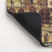 La Piazza San Marco. von Canaletto Mousepad (Ecke)