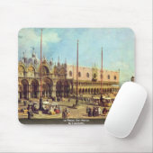 La Piazza San Marco. von Canaletto Mousepad (Mit Mouse)