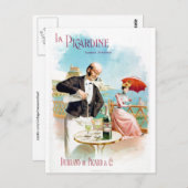 La Picardine Absinine Postkarte (Vorne/Hinten)