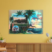 LA & Picturesque Vicinity Leinwanddruck (Insitu (Wohnzimmer))