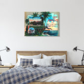 LA & Picturesque Vicinity Leinwanddruck (Insitu (Schlafzimmer))