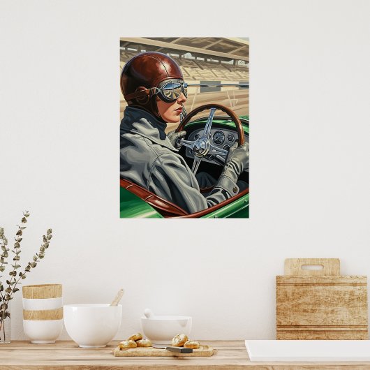 LA PILOTE DE COURSE (Der Racing Driver) - Original Poster (Küche)