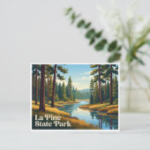 La Pine State Park Oregon Postkarte (Stehend Vorderseite)