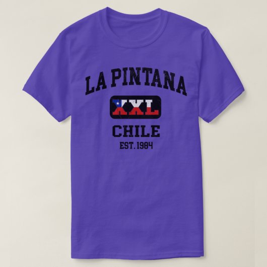 La Pintana Chile XXL Athletic Design T-Shirt (Design vorne)