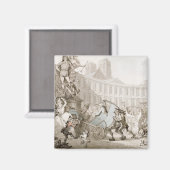 La Place des Victoires, Paris, c.1789 (Stift und T Magnet (Vorderseite/Rückseite)