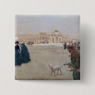 La Place du Carrousel, Paris Button