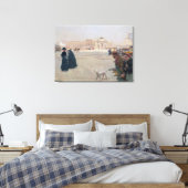 La Place du Carrousel, Paris Leinwanddruck (Insitu (Schlafzimmer))