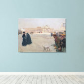 La Place du Carrousel, Paris Leinwanddruck (Insitu (Holzboden))