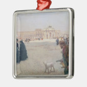 La Place du Carrousel, Paris Silbernes Ornament (Links)