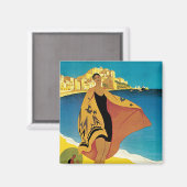 La Plage de Calvi, Corse Magnet (Vorderseite/Rückseite)
