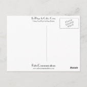 La Plage de Calvi, Corse Postkarte (Rückseite)