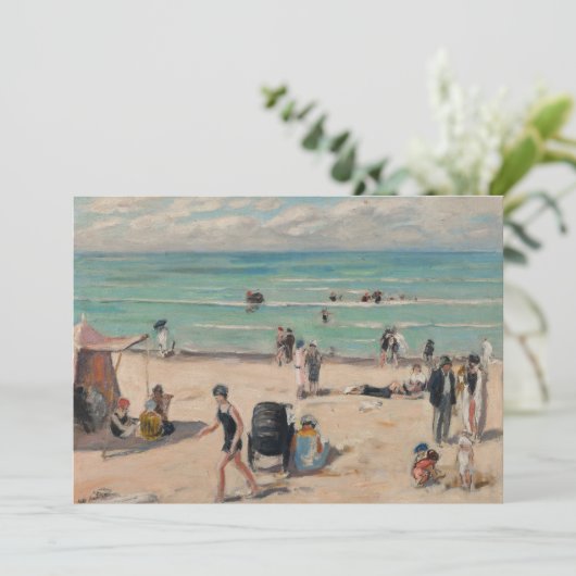 La Plage de Fort-Mahon | Albert André (Stehend Vorderseite)