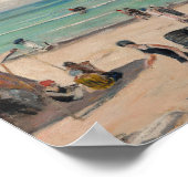 La Plage de Fort-Mahon | Albert André Poster (Ecke)