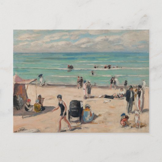 La Plage de Fort-Mahon | Albert André Postkarte (Vorderseite)