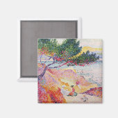 La Plage de Saint-Clair, 1906-07 Magnet (Vorderseite/Rückseite)
