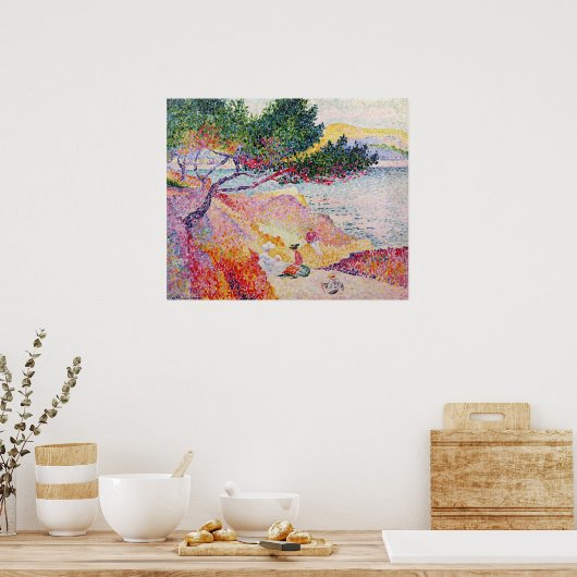 La Plage de Saint-Clair, 1906-07 Poster (Küche)