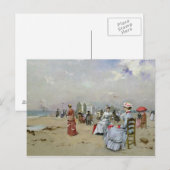 La Plage de Trouville Postkarte (Vorne/Hinten)