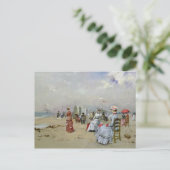 La Plage de Trouville Postkarte (Stehend Vorderseite)