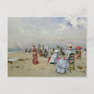 La Plage de Trouville Postkarte