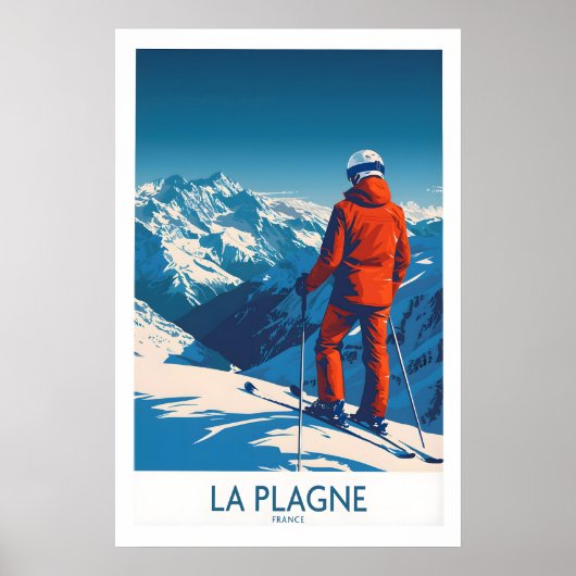 La Plagne Druck 1 Poster (Vorne)