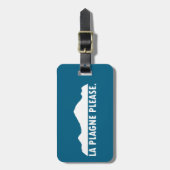 La Plagne France Please Gepäckanhänger (Vorderseite vertikal)