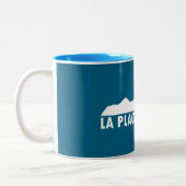 La Plagne France Please Zweifarbige Tasse (Links)
