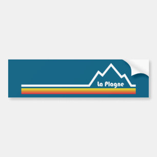 La Plagne Frankreich Autoaufkleber