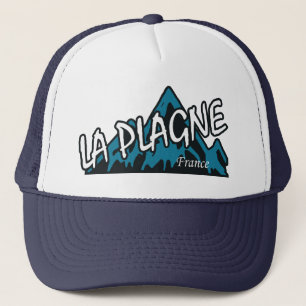 La Plagne Frankreich Berge Truckerkappe