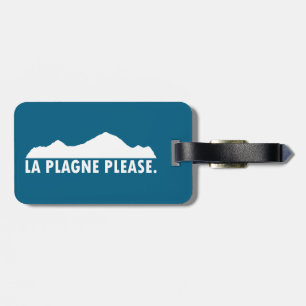 La Plagne Frankreich Bitte Gepäckanhänger