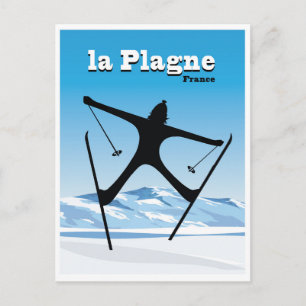 La Plagne, Frankreich Postkarte