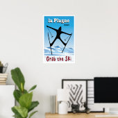 La Plagne, Frankreich, Ski Poster (Heimbüro)