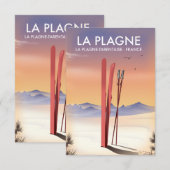 La Plagne, La Plagne-Tarentaise, französisches Ski (Vorne/Hinten)